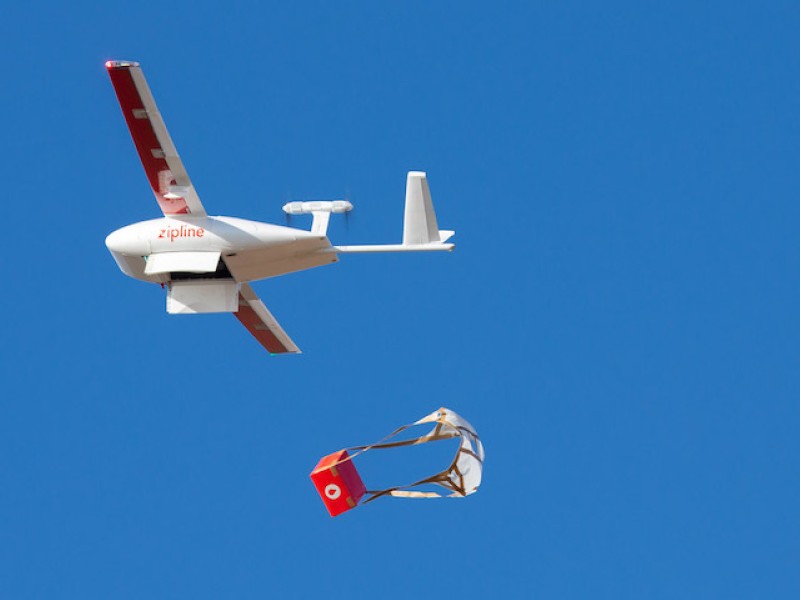 Zipline’s drone-delivery service approved as air carrier by FAA