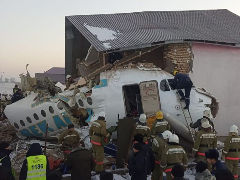 Kazakhstan grounds Bek Air planes after crash kills at least 12