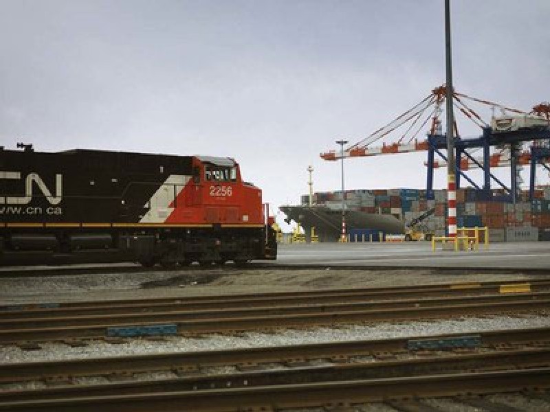 Heavy Rains Shut Railroad Tracks Near Canada’s Biggest Port