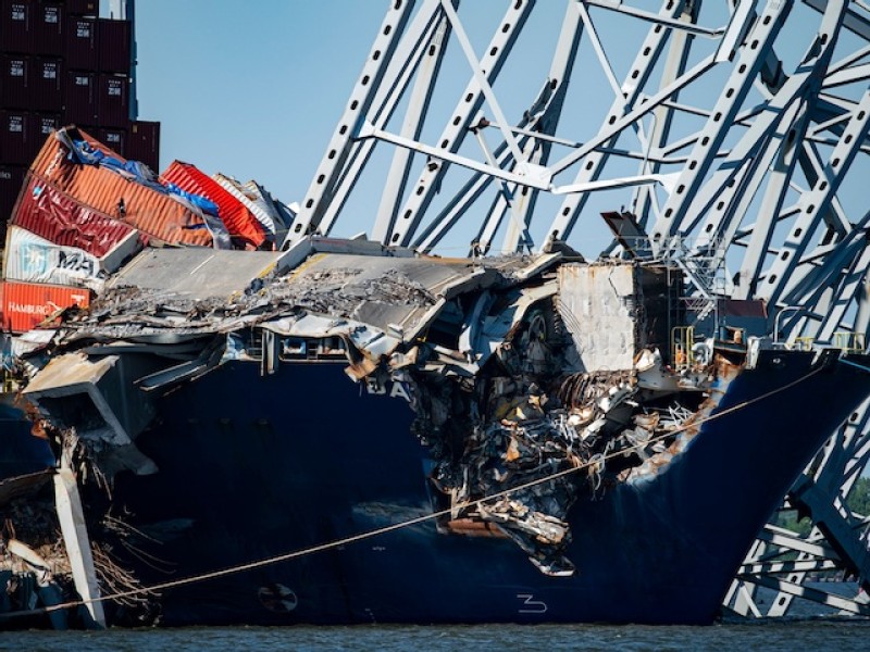 Crashed ship in Baltimore set to be moved to nearby docks Monday