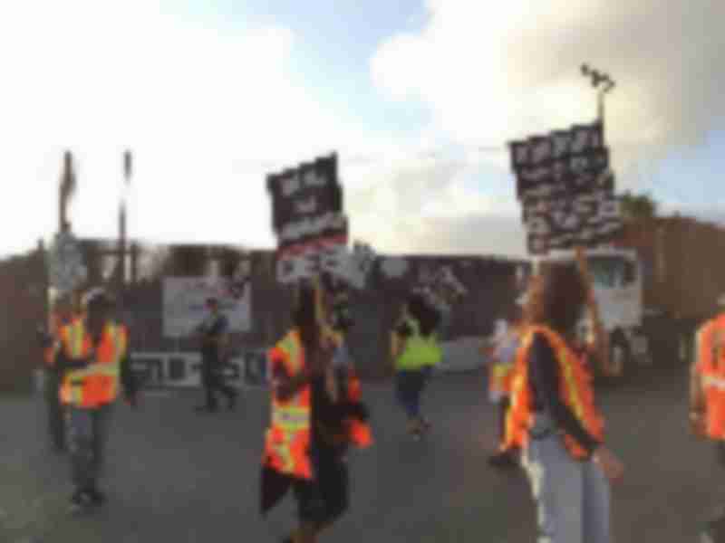 NFI/California Cartage Express drivers on strike