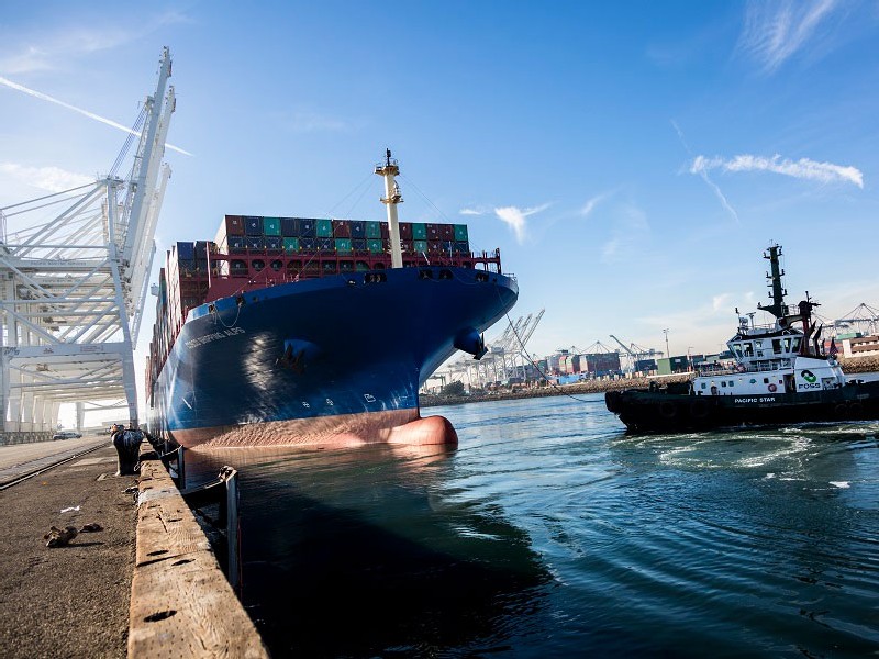 Port of Long Beach sees cargo dip