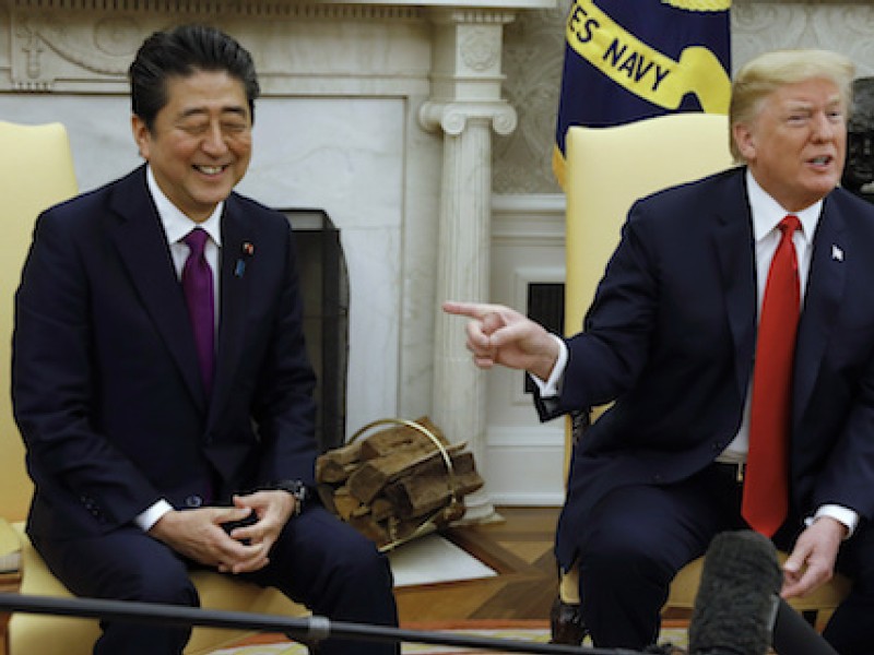 Trump, Abe ink trade deal as US withholds auto tariffs for now