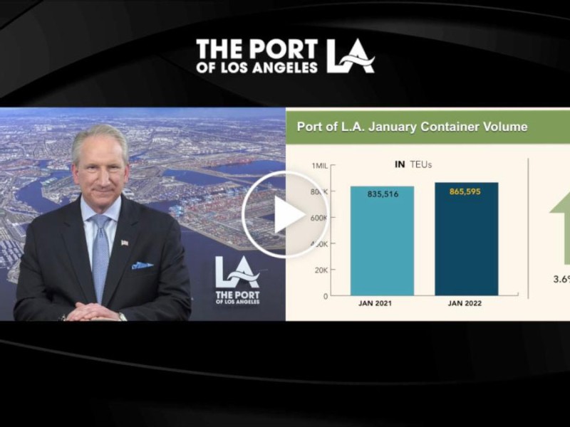 Port of LA  handles record 865,595 container units