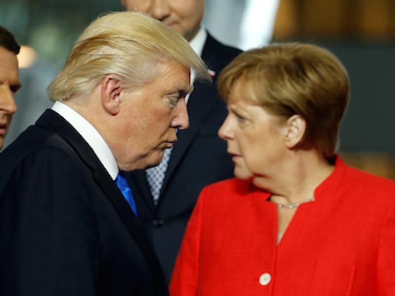 Trump Is Starting to Get Under Merkel’s Skin