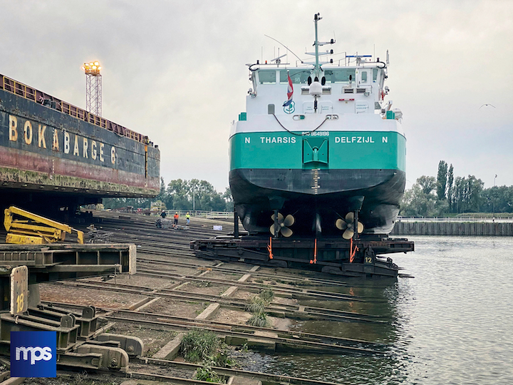 The general cargo vessel M/V Tharsis with FluidicAL technology onboard