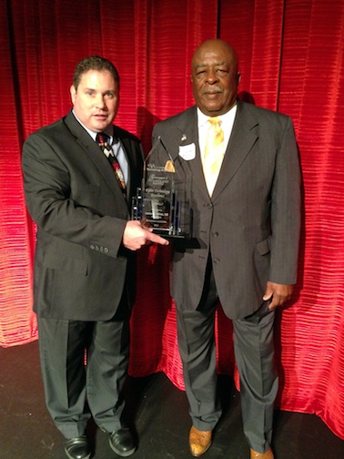 Lester Millet, III (L) with Port of South Louisiana Commissioner Stanley Bazile