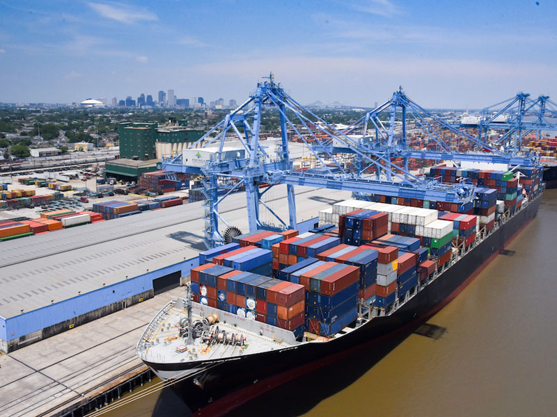 The Port of New Orleans approved a resolution agreeing to a long-term lease and infrastructure investments with terminal operator Ports America to operate at the Napoleon Avenue Container Terminal and Nashville Avenue Terminal.