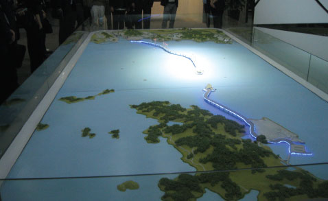 Model of HK-Zhuhai-Macao Bridge