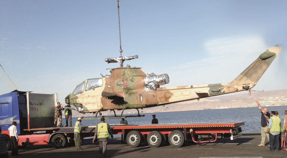 Global Shipping Services’ transport of military helicopters from the Middle East to Alabama