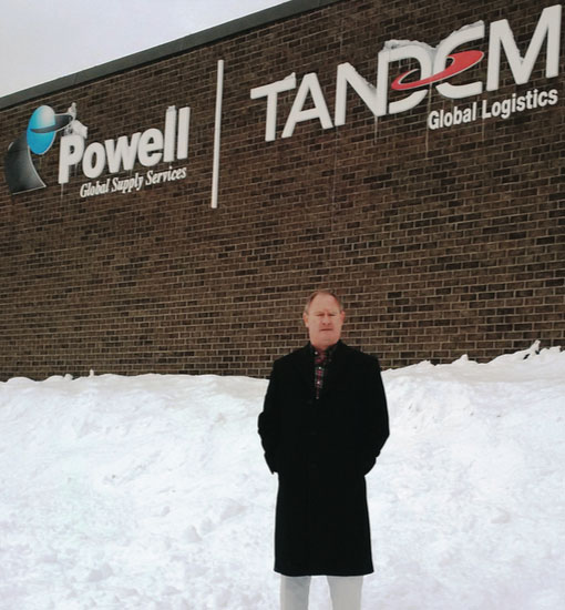 Working in a family business with more than a dozen kin, Geoffrey C. Powell, president of CH Powell Co., is seldom left out in the cold. He’s also warmed by his role as president of the National Customs Brokers & Forwarders Association of America.
