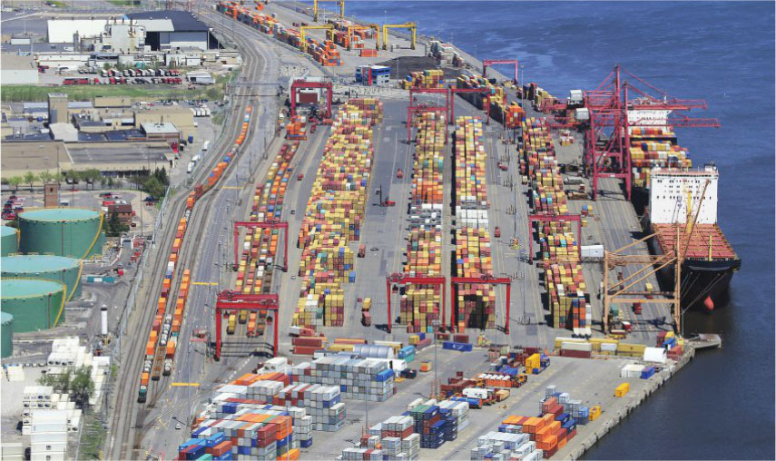 Termont Terminal at the Port of Montreal