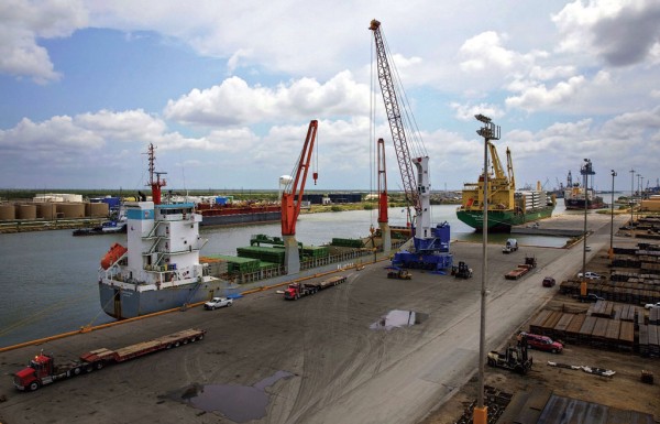 Located at the southernmost tip of the Lone Star State, just north of the U.S. border with Mexico, Port of Brownsville docks bustle with a variety of cargo activities.