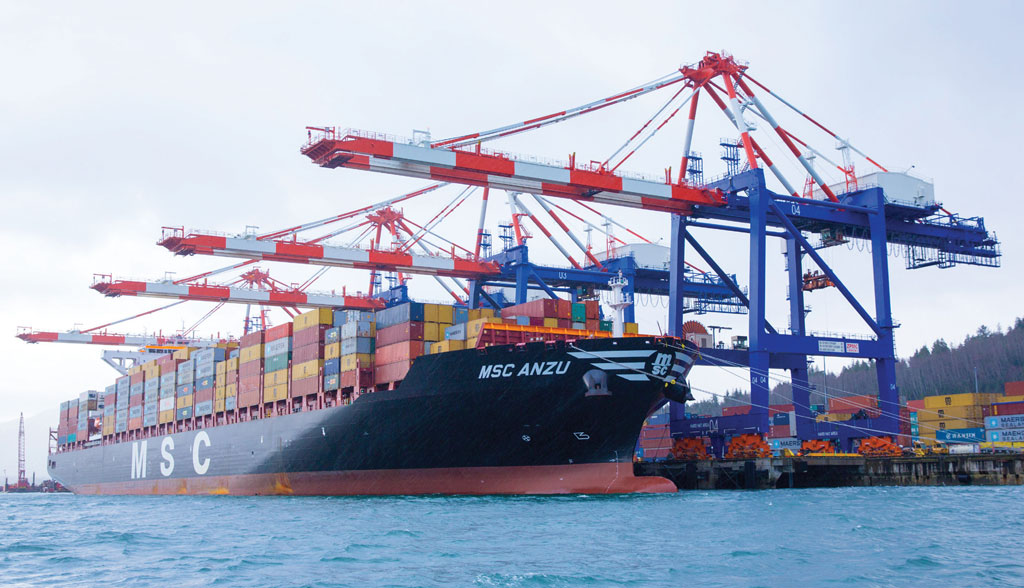 MSC recently increased its transPacific services to the fast-growing Port of Prince Rupert.