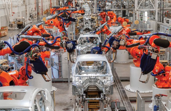 BMW assembly plant in Spartenburg, SC