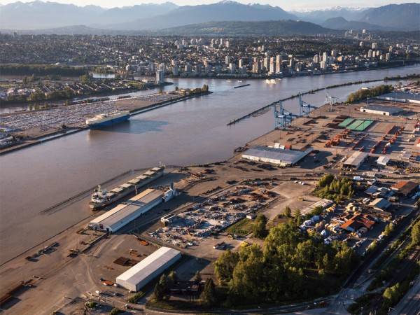 Fraser Surrey Docks at the Port of Vancouver