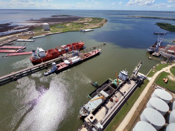 Calhoun Port Authority facilities provide extensive berthing for both liquid and dry bulk vessels, with further capacity on the way.