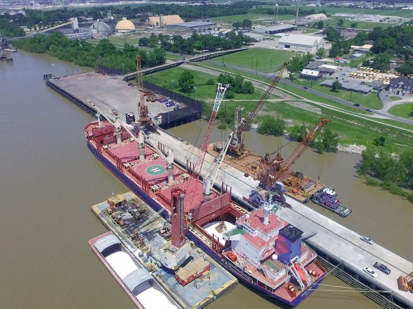 The Port of South Louisiana’s Globalplex Intermodal Terminal is soon to get a pair of additional cranes and undergo dock improvements.