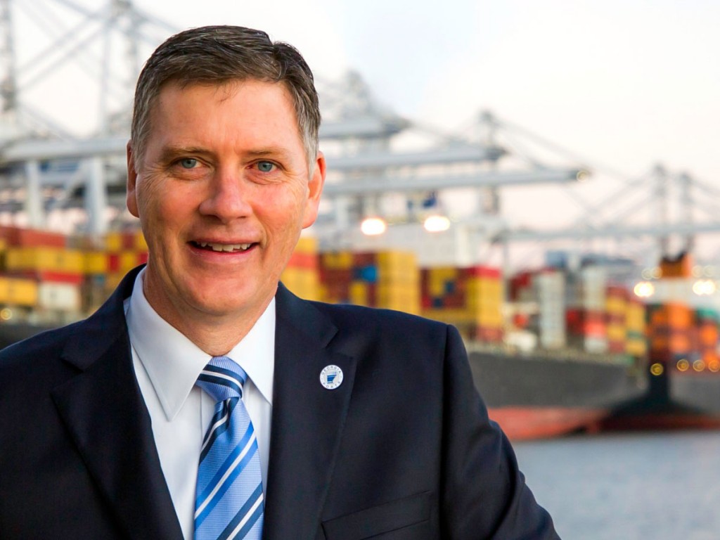 Griff Lynch, executive director of the Georgia Ports Authority, looks forward to sustained success of the GPA and its facilities.