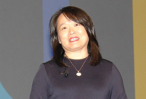 Susanna Zhu, vice president of U.S. commercial planning and supply chain operations at The Hershey Co., says her firm has established a process for “smart complexity.” (Photo by Paul Scott Abbott, AJOT)