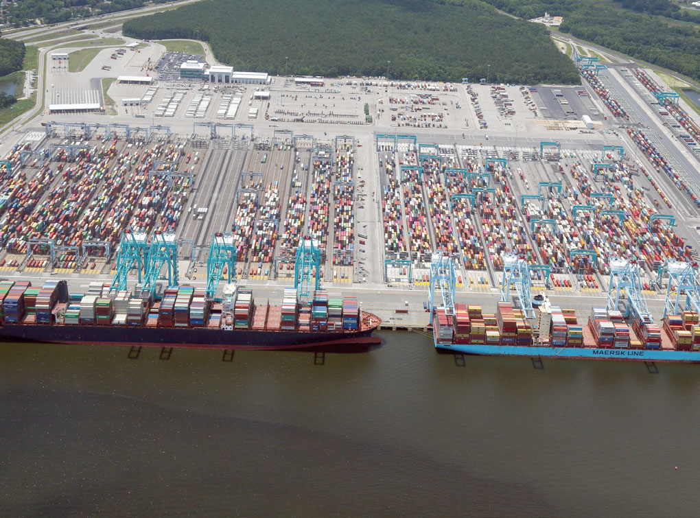 Capacity of The Port of Virginia’s Virginia International Gateway facility is now twice what it had been, following fall 2019 completion of a $320 million initiative.