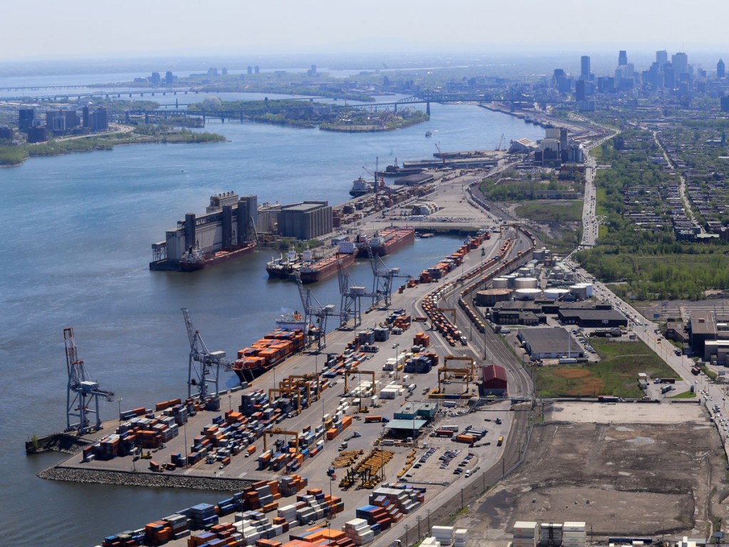 Montreal Gateway Terminals facility at Port of Montreal