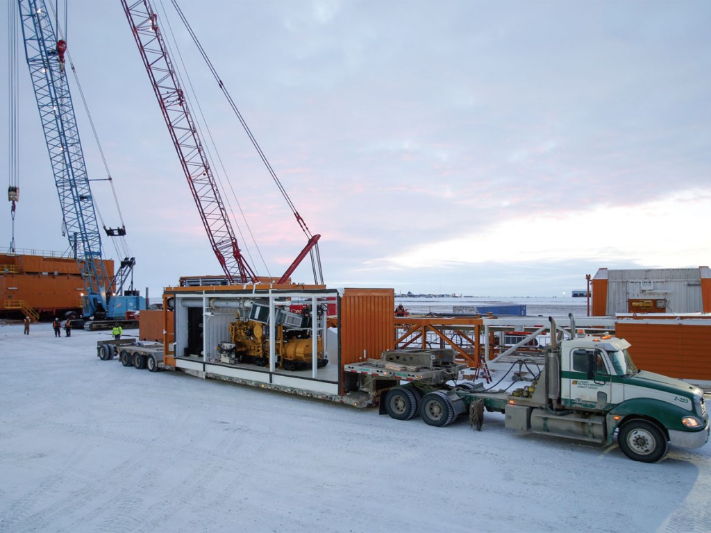 Lynden’s project cargo business recently moved from Canada to the North Slope some 300 loads that comprised North America’s largest ever drilling rig.
