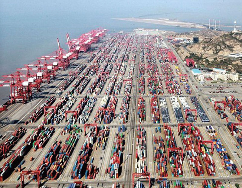 The Port of Shanghai lead the way in 2019, notching an astounding 43 million TEUs.