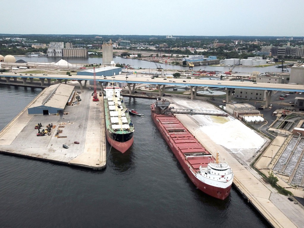 Diverse activity at Port Milwaukee, including ships delivering salt and European steel, is about to get a further boost from a new agricultural export facility.