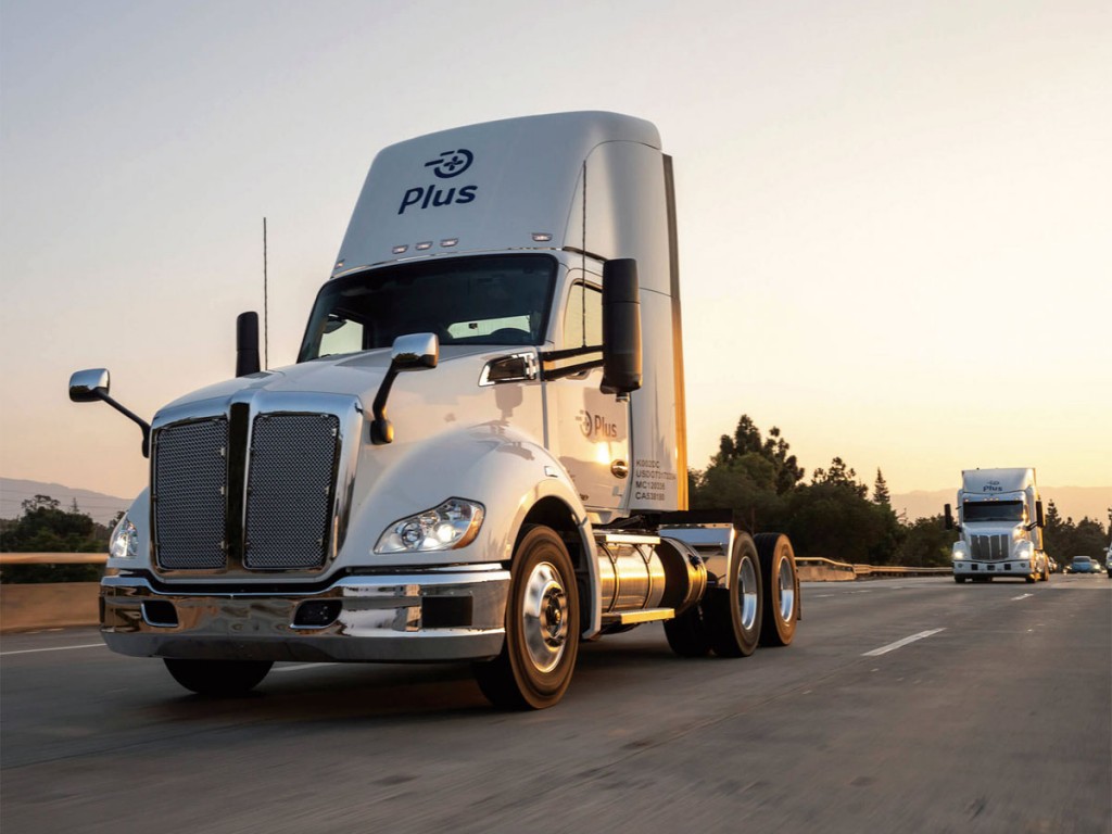Self-driving truck startup, Plus, agreed to merge with SPAC, Hennessy Capital Investment Corp. V.