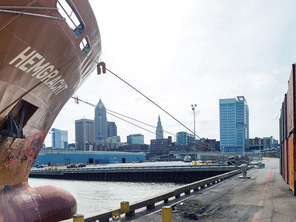 The Spliethoff Group’s Cleveland-Europe Express provides vessel service between the Port of Cleveland and Antwerp, Belgium, with links to other European hubs.