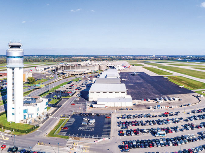 Rickenbacker International Airport in Columbus, Ohio has benefitted from increased air cargo volumes.