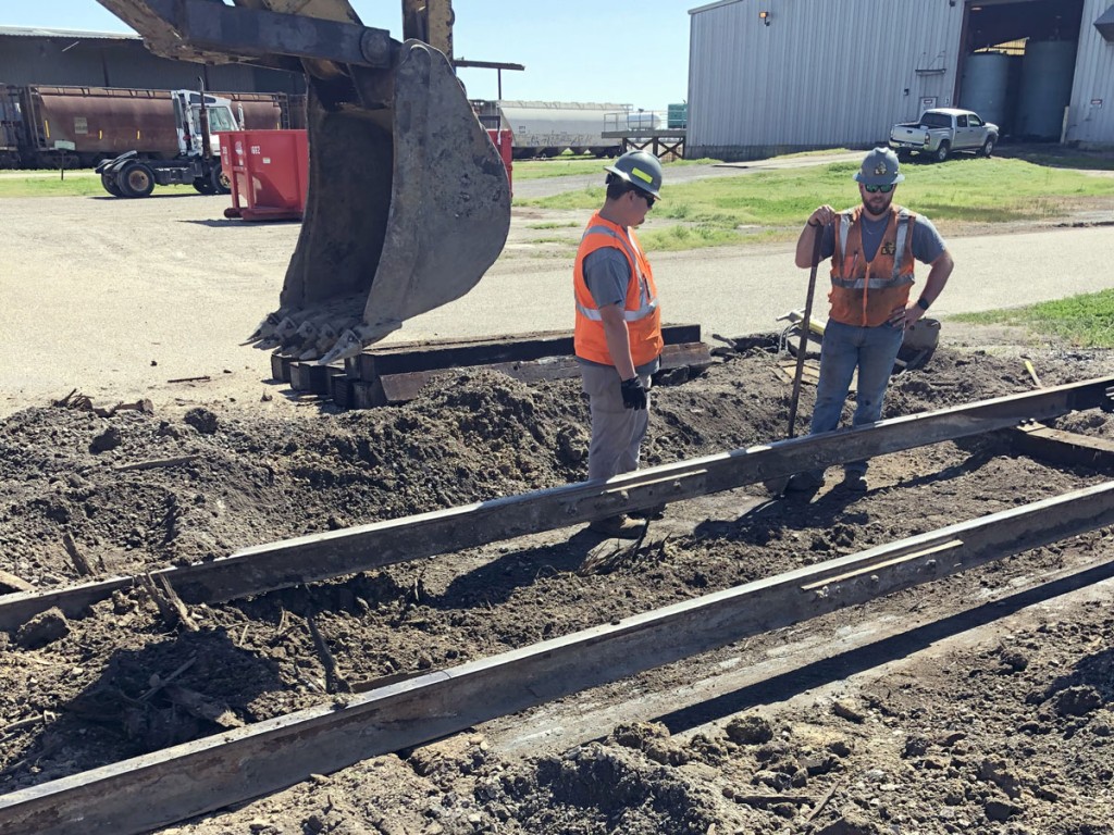 Rail track upgrades continue at the South Tangipahoa Parish Port Commission’s Port Manchac on the northwestern shore of Lake Pontchartrain. 