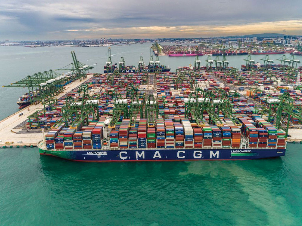 CMA CGM Group and PSA Corp. recently signed a MOU to jointly create and implement sustainable solutions relating to CMA CGM’s port and terminal handling activities in Singapore, through the joint venture partnership.