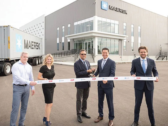 Maersk Pacific Transload Express Center opened in Vancouver.