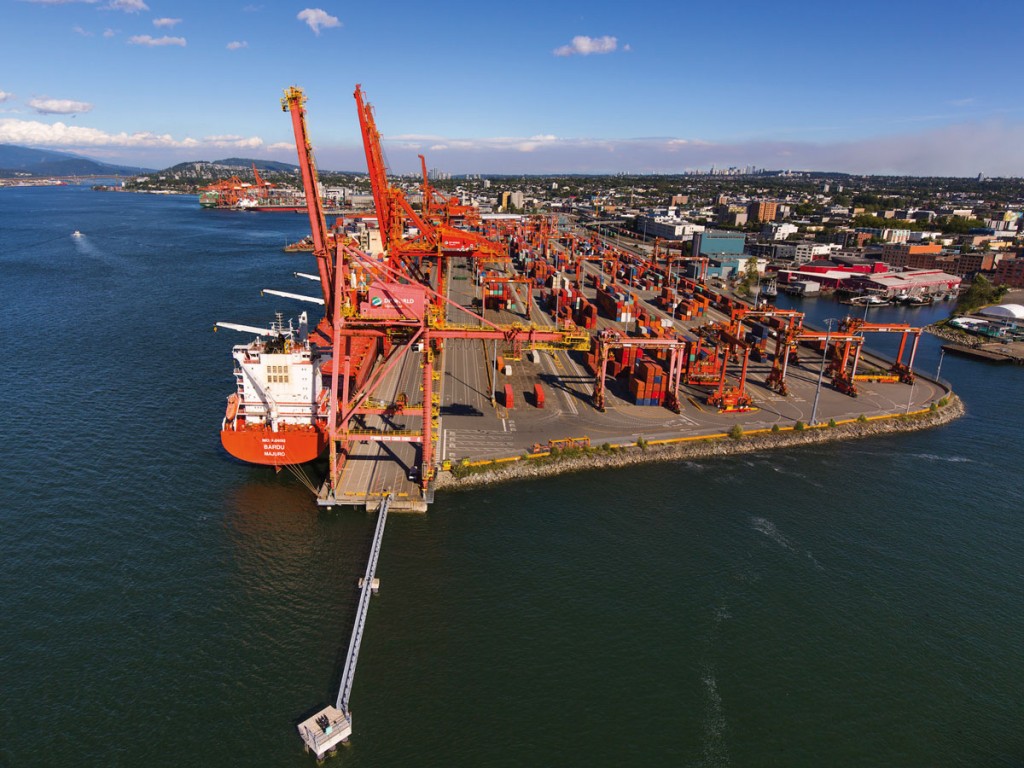 Port of Vancouver aerial