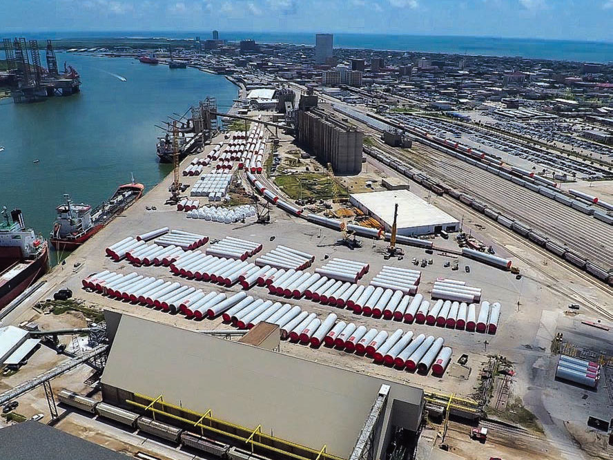 Port of Galveston aerial