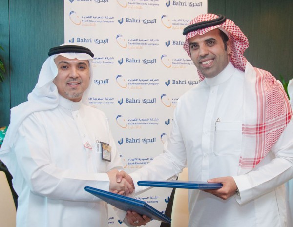  Engr. Ibrahim Al-Omar, Bahri CEO (right) and Engr. Ziad Al-Shiha, SEC CEO (Left)
