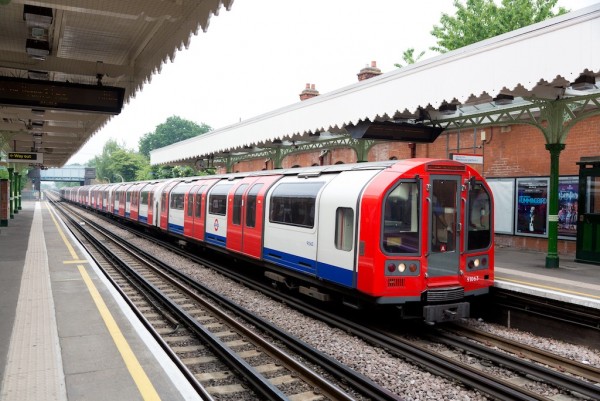 A London Underground Central line train to be powered by new Bombardier Transportation propulsion technology.