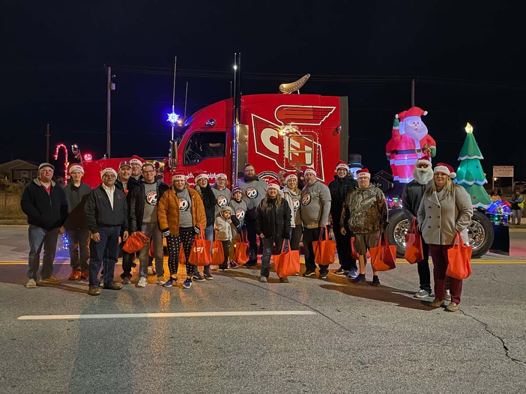 CFI's 2021 Toys for Tots Christmas parade volunteers