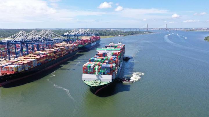 South Carolina Ports achieved a record fiscal year 2021 for cargo handled, while delivering much-needed port infrastructure and capacity. (Photo/SCPA/Walter Lagarenne)