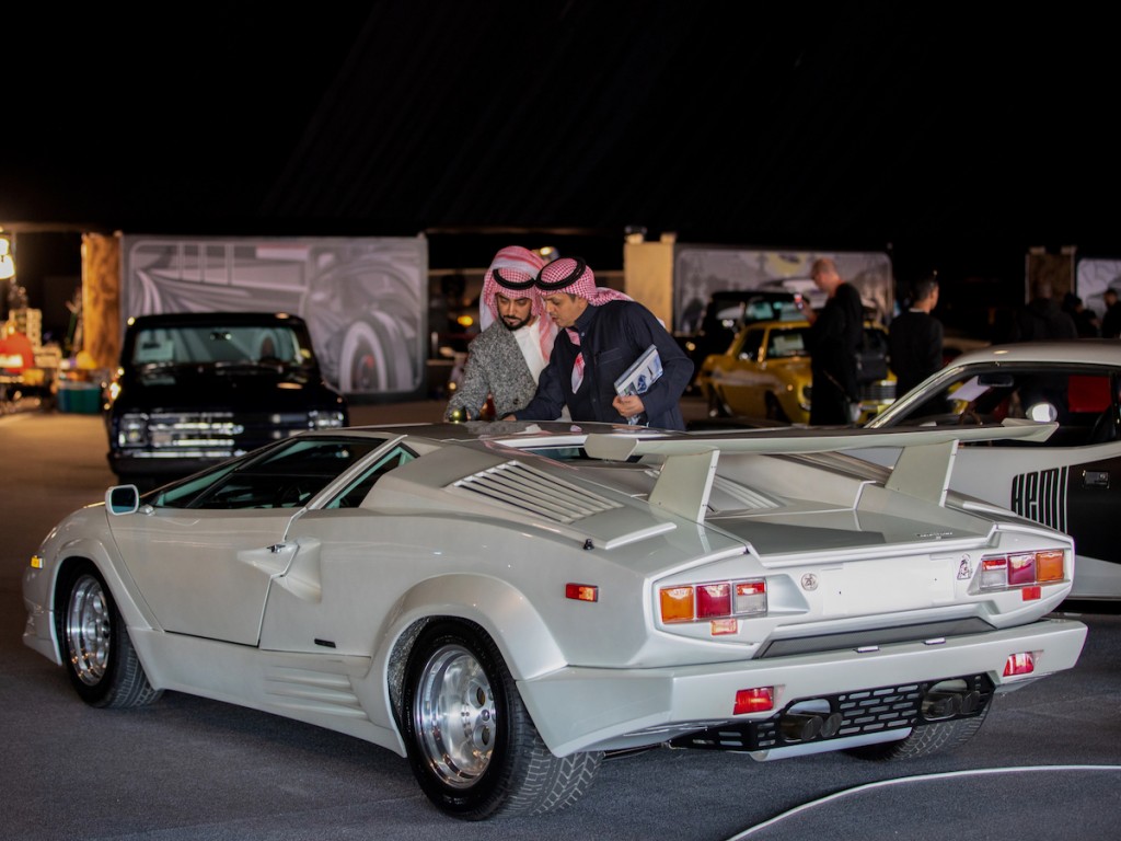 A Lamborghini Diablo on show at The Riyadh Auction and Salon (Picture credit Worldwide Auctioneers)