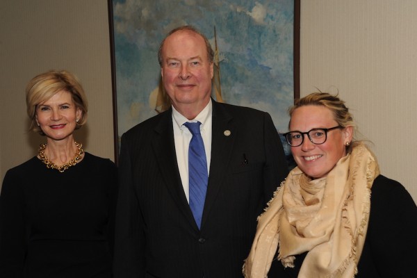 Acting Chairman Khouri, Commissioner Dye, and Ida Bo Jørgensen, Royal Danish Embassy & Vice Chair of the Cotton Club