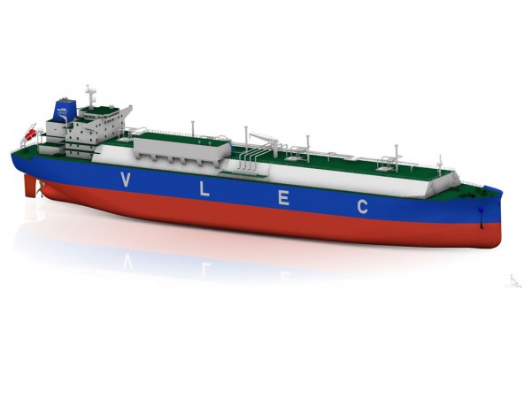 Design study of 93,000 cubic meter (cbm) very large ethane carrier.