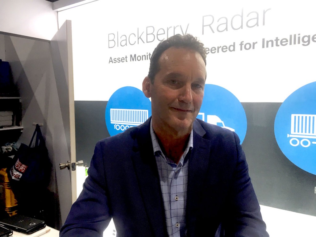 Christopher Plaat, senior vice president for BlackBerry Radar