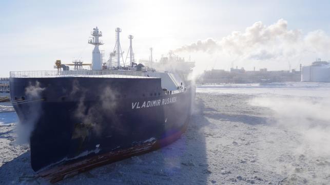 Ice-Breaking LNG Carrier Vladimir Rusanov