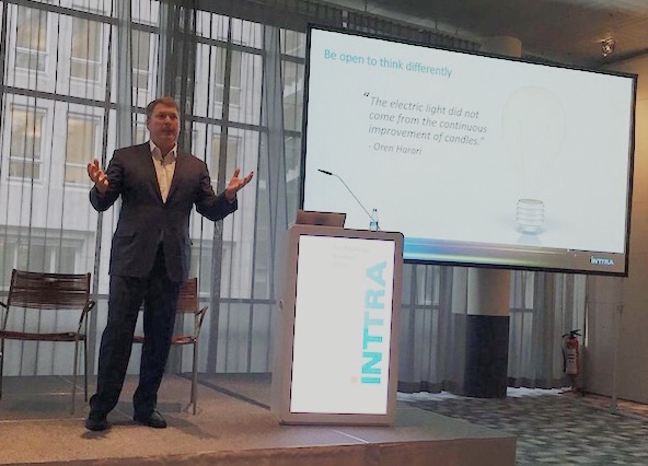 Welcoming 130 senior-level shipping executives to its third annual Technology Summit in Hamburg on April 24, INTTRA CEO John Fay stressed the importance of industry-wide collaboration to effectively turn innovation into action, a key component to advancing the digital transformation of the ocean freight industry.