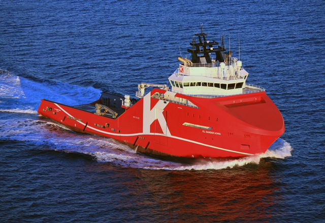 The offshore vessel KL Sandefjord.