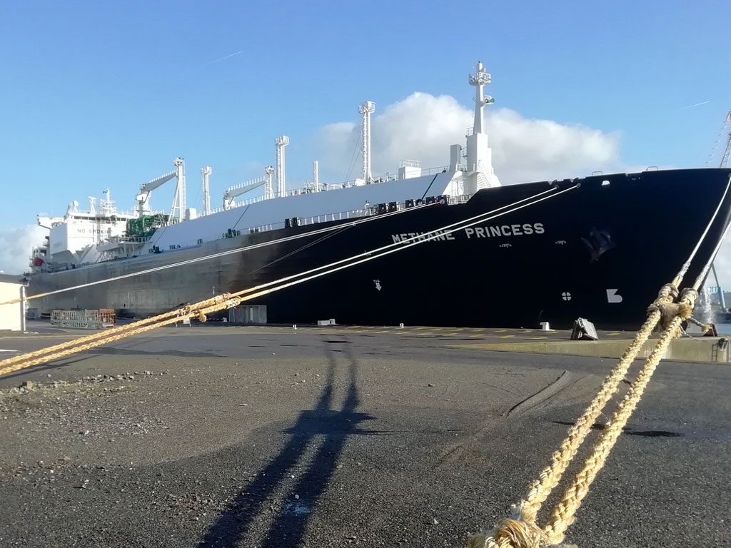LNG Carrier Methane Princess at Damen Shiprepair Brest