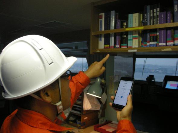 Bridge inspection using a tablet